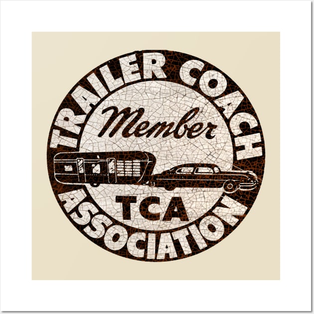 Trailer Coach Association Wall Art by Midcenturydave